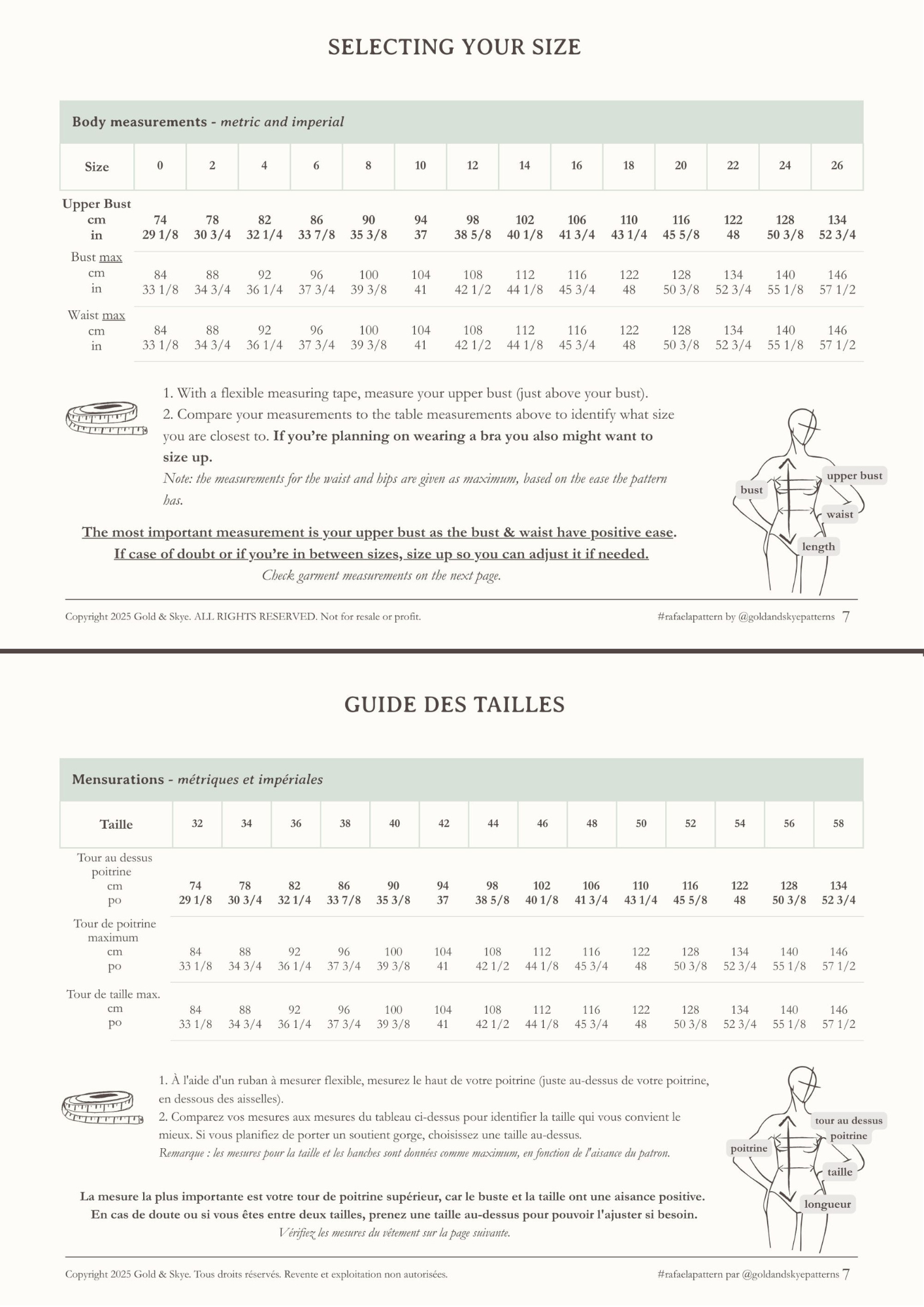 Top & Robe Rafaela - Patron PDF