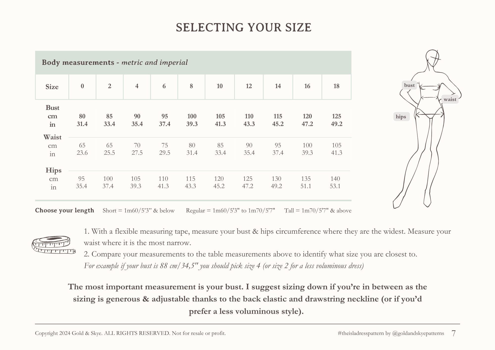 Isla Dress - PDF Pattern