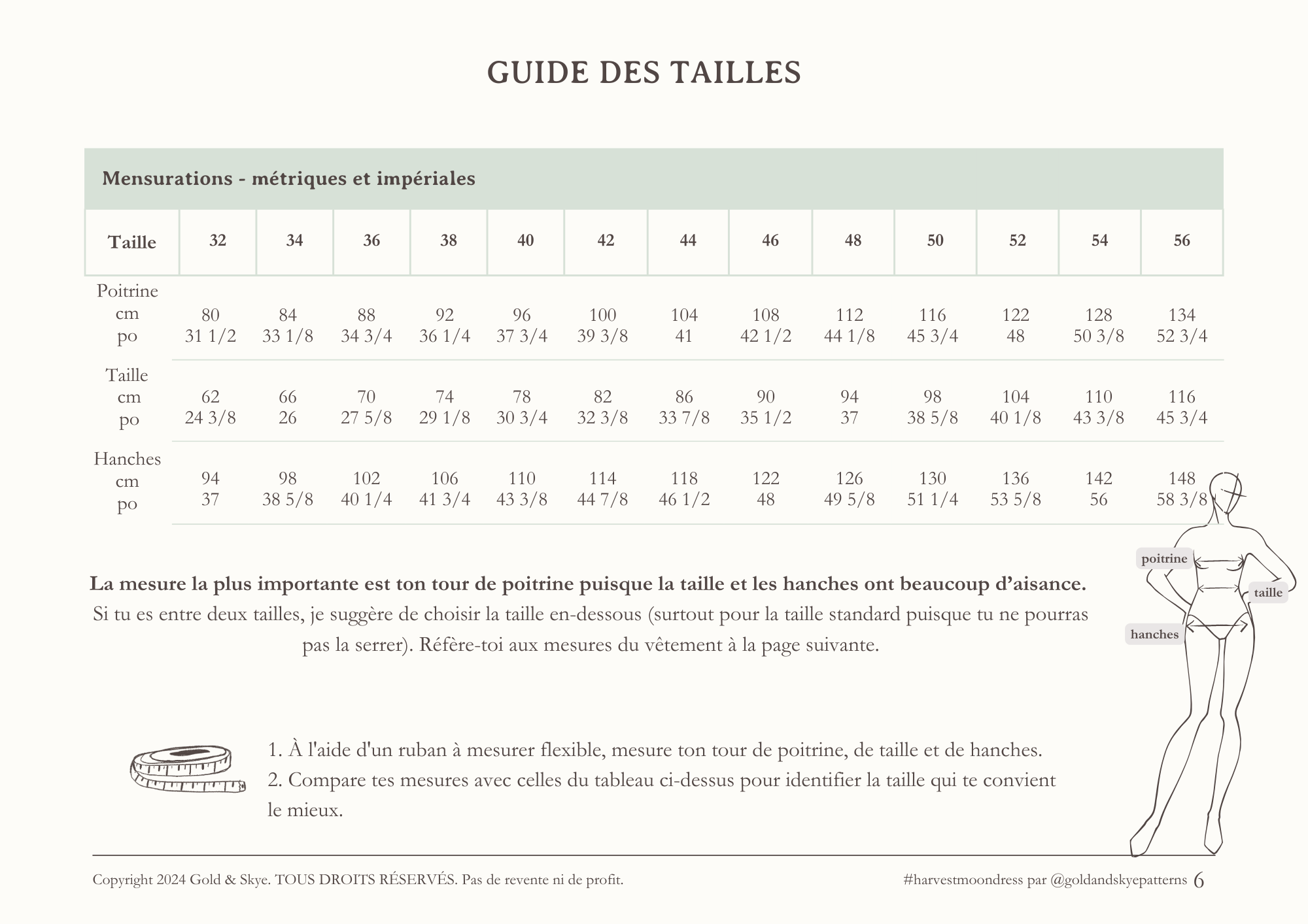 Robe Harvest Moon - Patron PDF