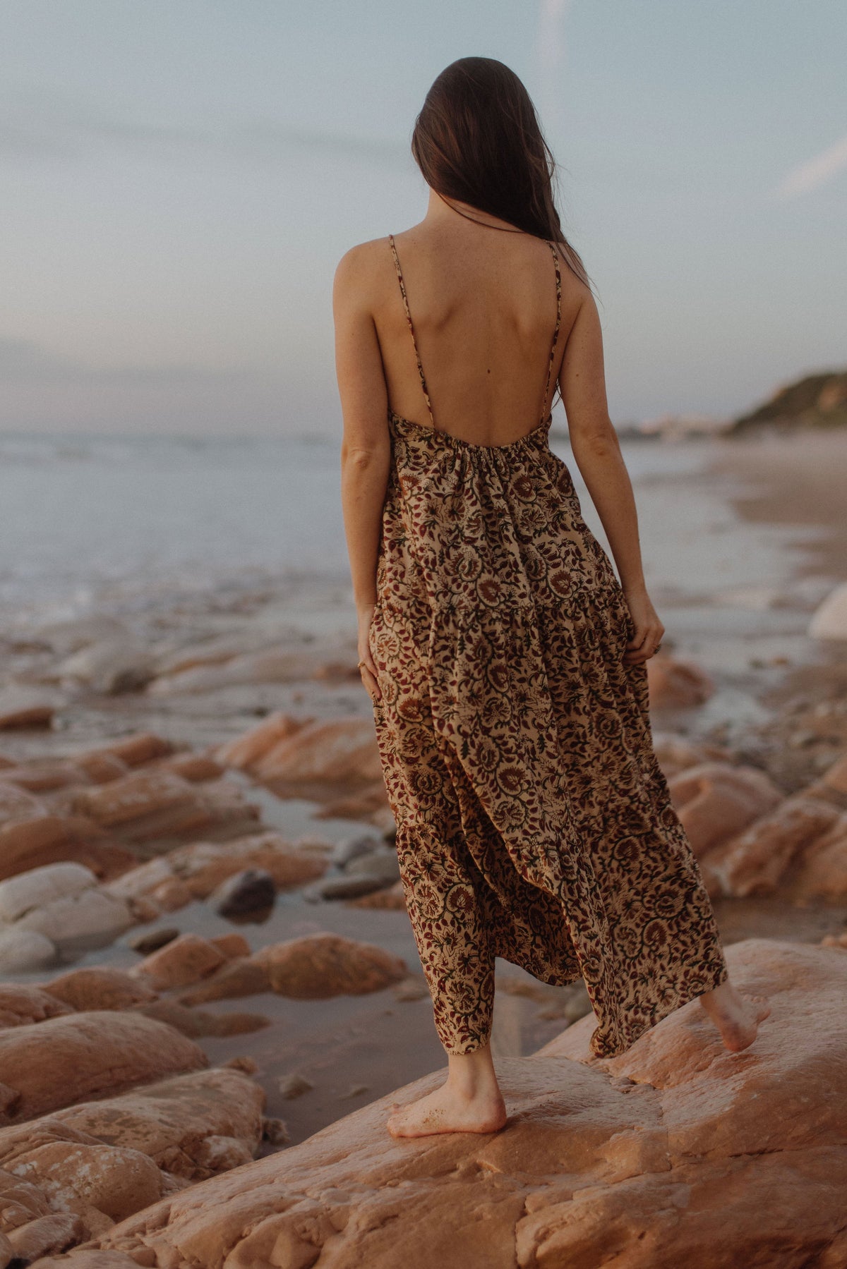 pattern backless dress Backless Knit Maxi Dress Sewing Pattern