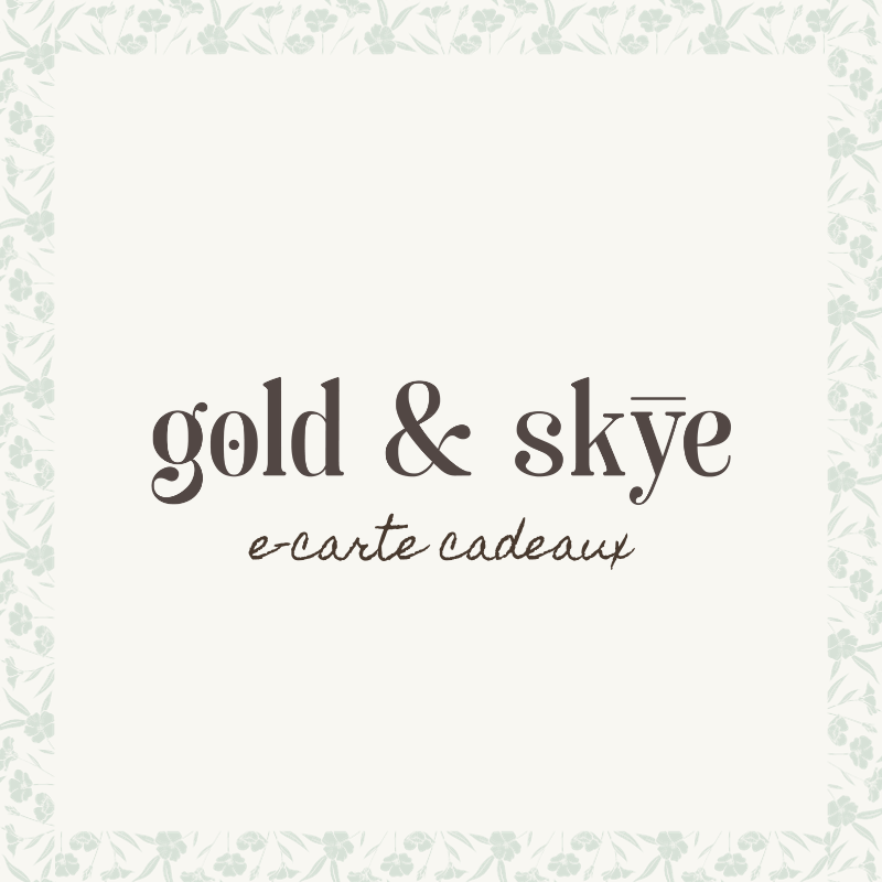 Carte cadeau Gold & Skye